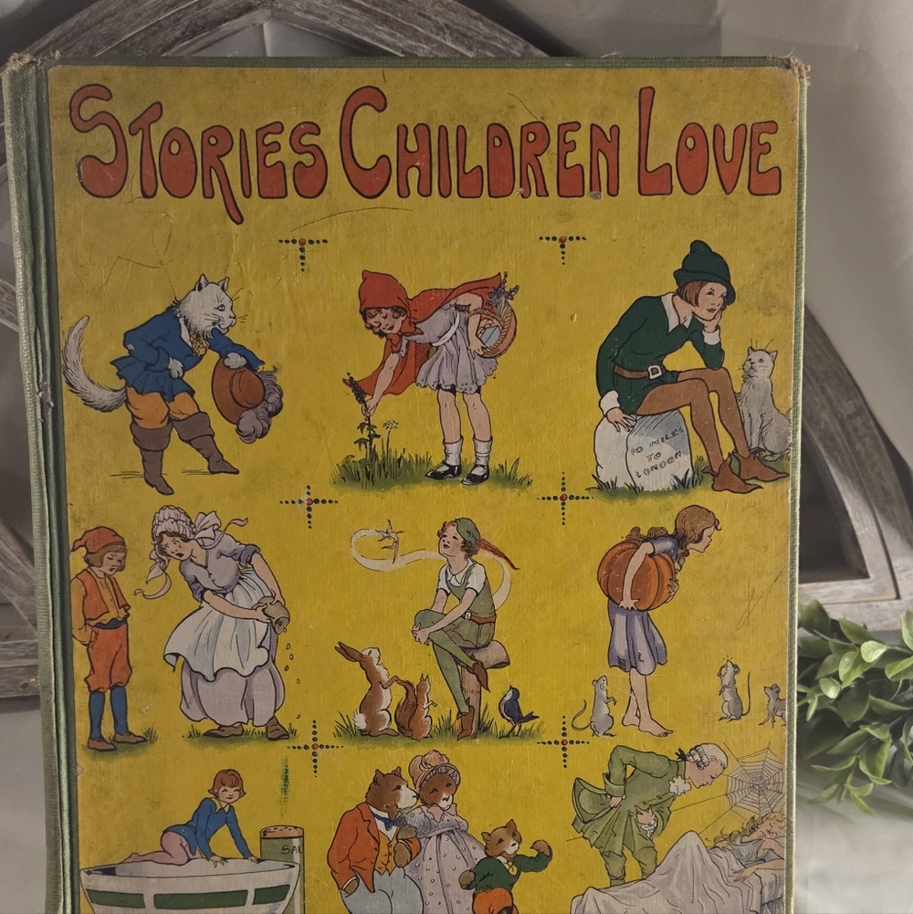 Vintage Fairy Tale Treasure 📚 “Stories Children Love” Platt & Munk Illustrated